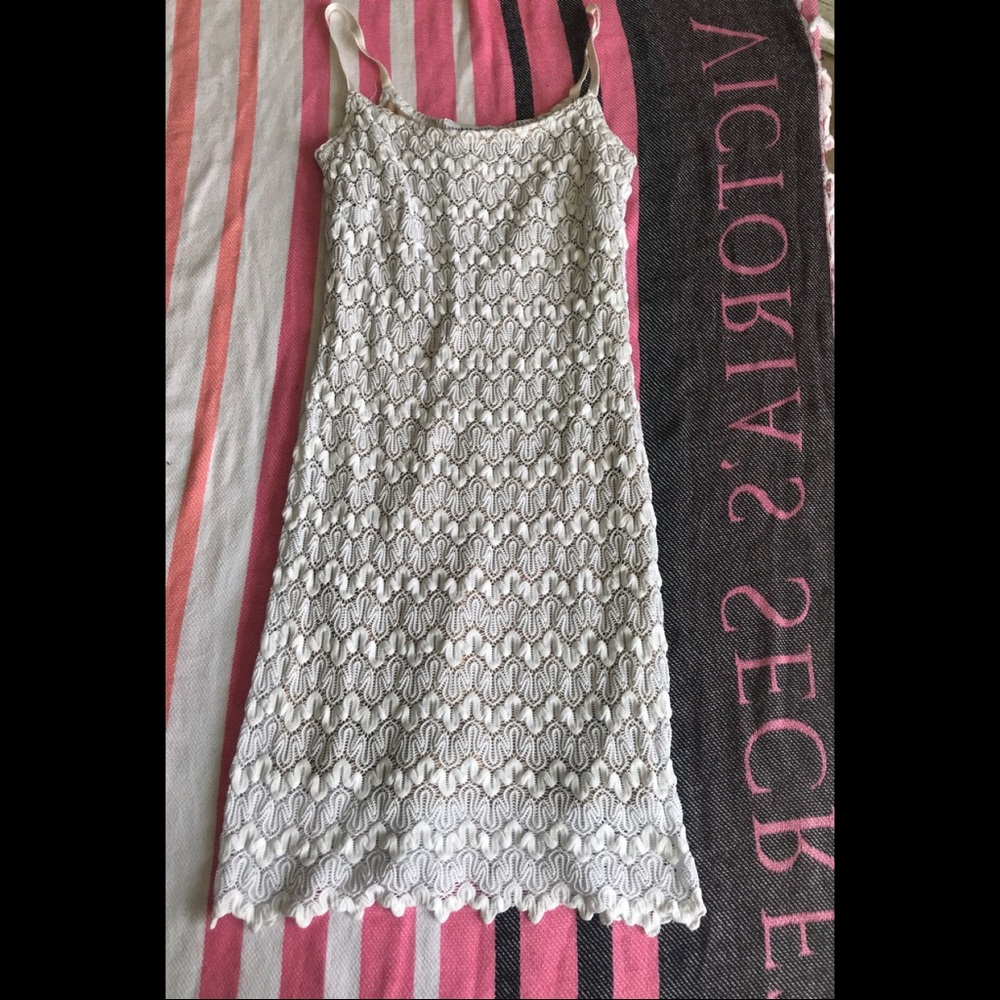 White lace dress
